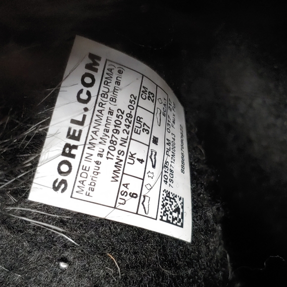 Sorel Joan of Arctic Quarry Black Winter Boots 6 - Picture 15 of 16